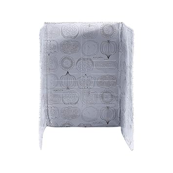 Oil Screen Cover, Stove Three Hinged Panels Unfold for Countertop for Cooking for Kitchen for Restaurant