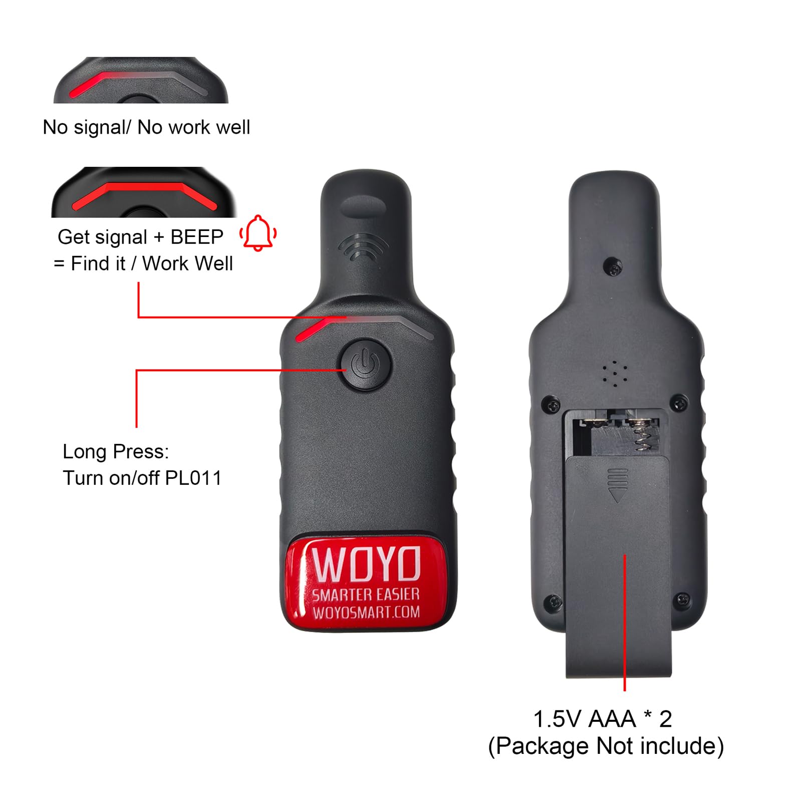 PL011 Localizzatore LF e tester per antenne automobilistiche ad alta frequenza per l'accesso passivo senza chiave e lo strumento diagnostico per sistemi PEPS compatibile con