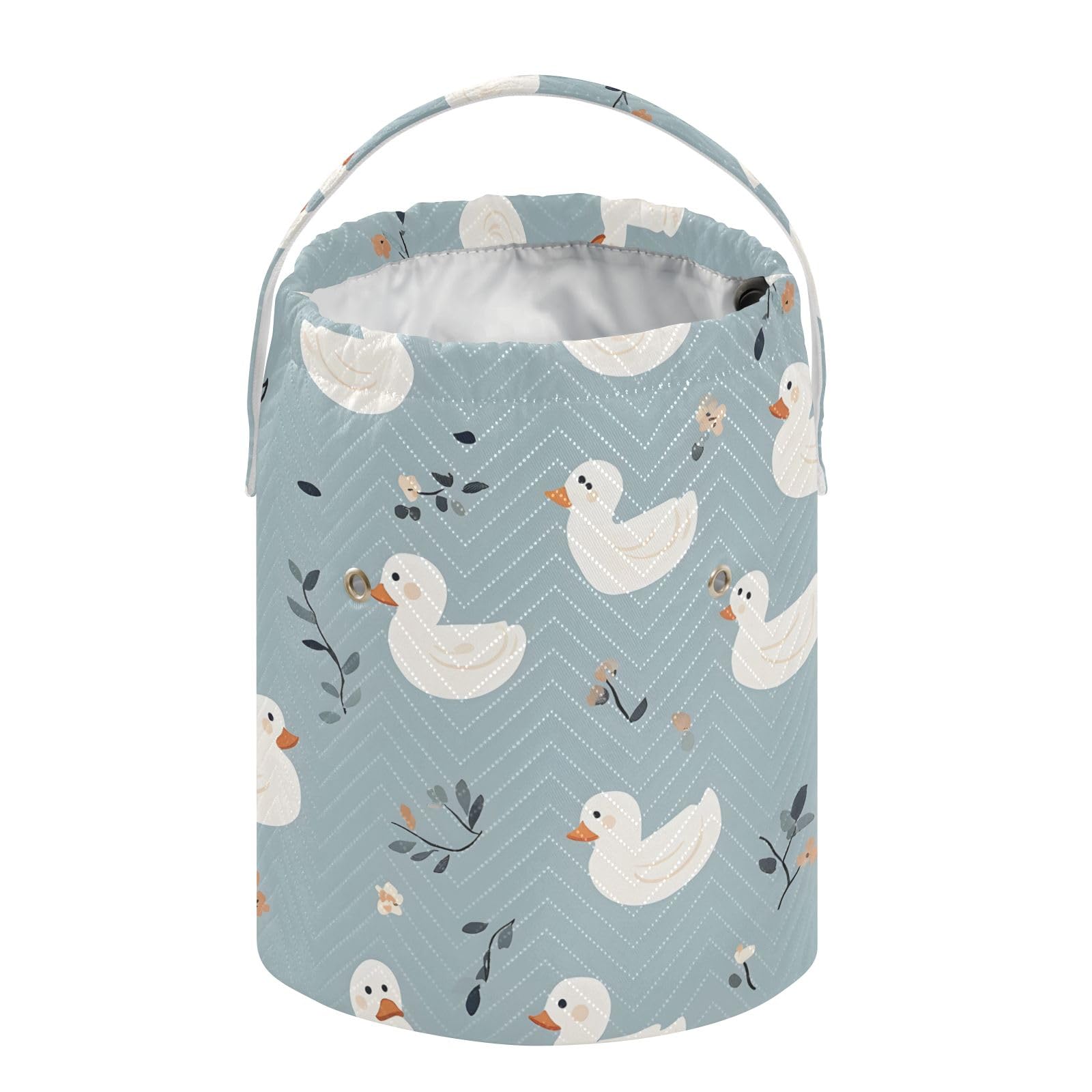 Yarn Storage Bag Small Crochet Bag Knitting Bag Organizer Duck Flower Yarn Bags for Crocheting Basket