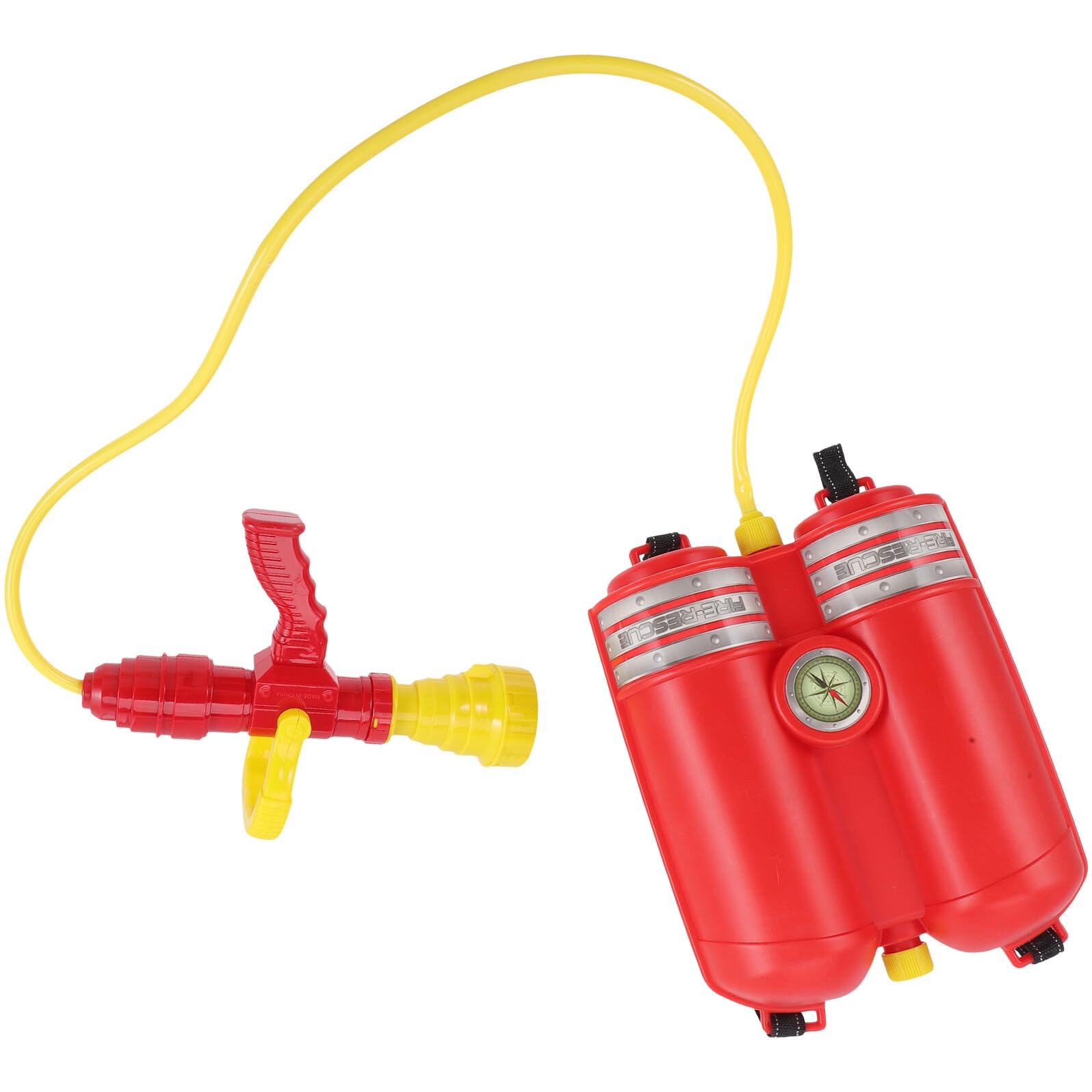 ifundom Mochila de Agua para Pistola de Agua con Dispositivo de Lanzamiento Juguete de Verano para Exteriores Color Rojo Juguete para Combatir Incendios y Juegos Acuáticos Adecuado