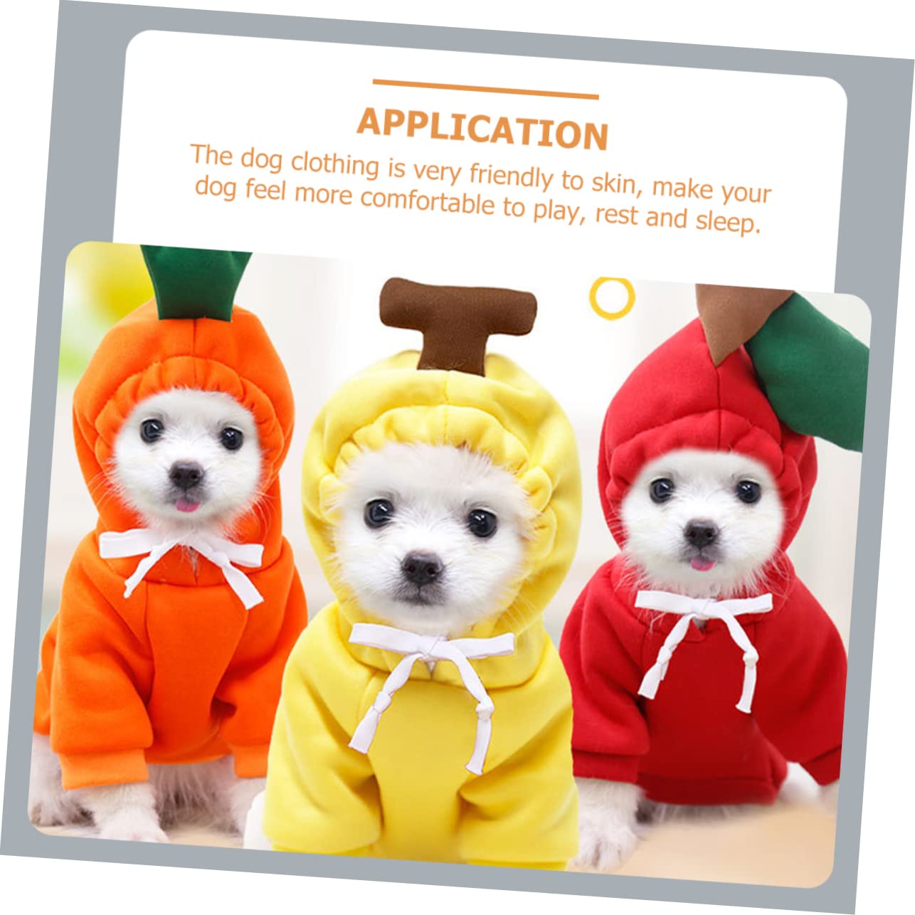 Beavorty 3 Pezzi Adorabile Cucciolo Maglione-maglietta Caldo Vestiti Per Cani Per Cane Autunno Abbigliamento