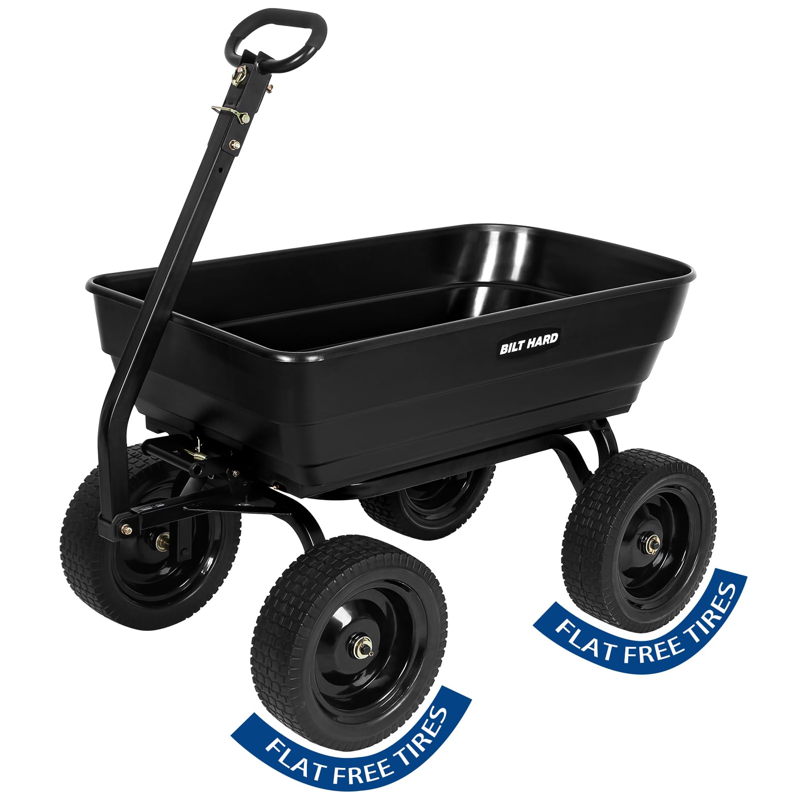 BILT HARD 1200 lb Poly Dump Cart