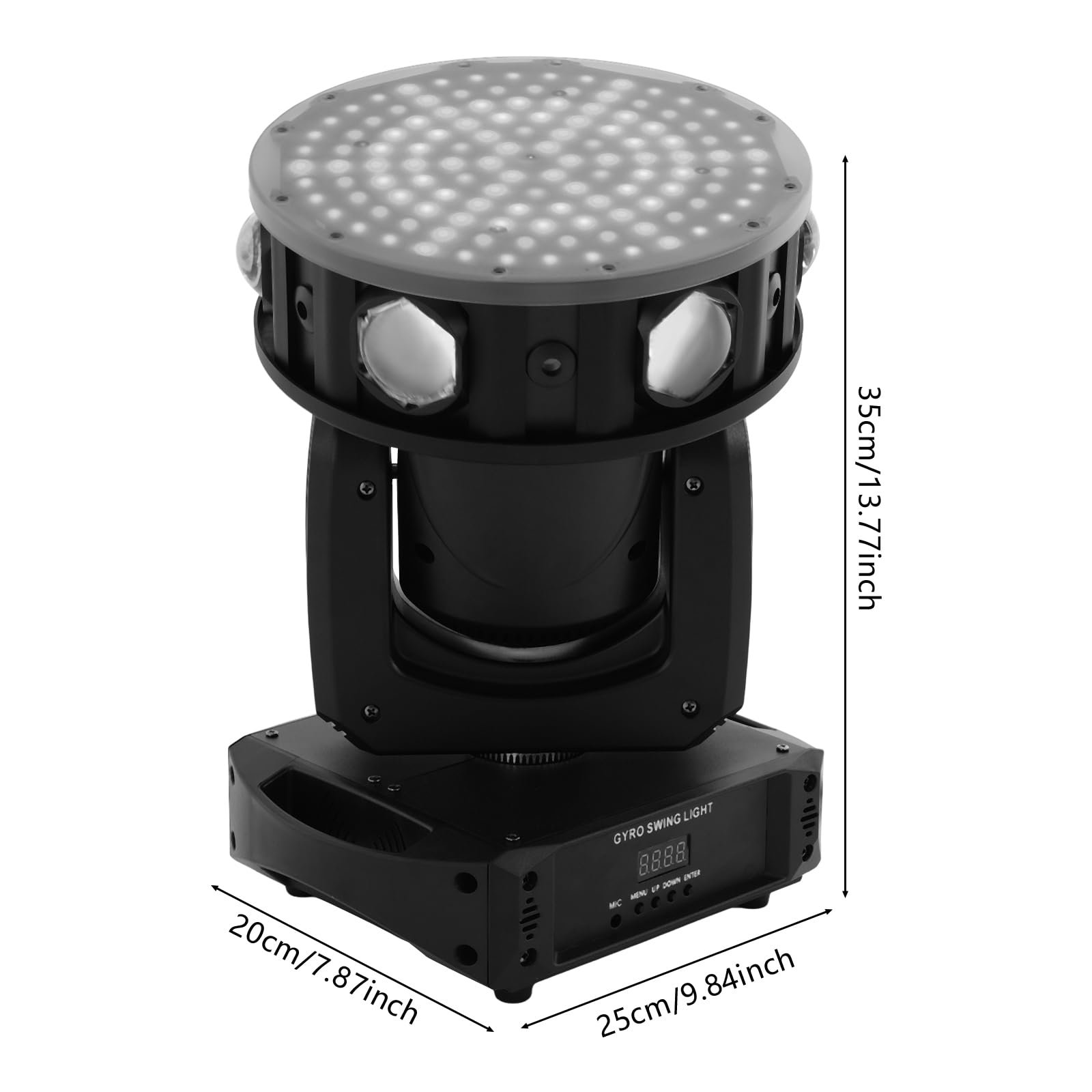 Moving Head Led, 150W Bühnenlicht mit 6 * 15W LED Beads und Mehrere Steuermodi, Einstellbare DJ Licht RGBW für Weihnachten Hochzeit Disco Party Bar Lichteffekte Lichttechnik & Zubehör