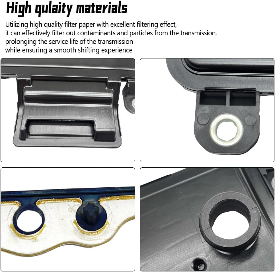 68417054AB 850RE Transmission Filter Oil Pan with Aluminum Gasket, Fit for Jeep Gladiator 2021-2023 Wrangler 2021-2022