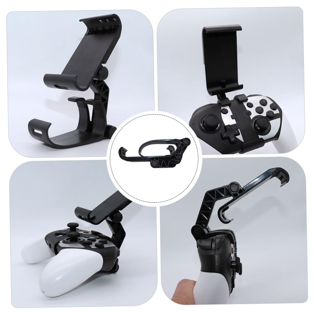 jojofuny 4pezzi Supporto Per Gamepad Per Switch Supporto Per Console Di Gioco Pratico e Facile Da Installare Accessorio Per Giocatori e Amanti Dei Videogiochi