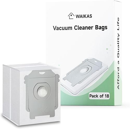 Paquete de 18 bolsas de repuesto compatibles con iRobot Roomba i7 i7+ i3 i3+ i1+ i4 i4+ i5 i6 i6+ i8 i8+ j5 j7 j7+ s9 s9+ Plus i and s y j Series