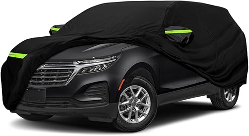 Funda impermeable para automóvil de repuesto para Chevy Equinox LSLTRSPremier, 420D para todo tipo de clima, con puerta con cremallera para nieve,