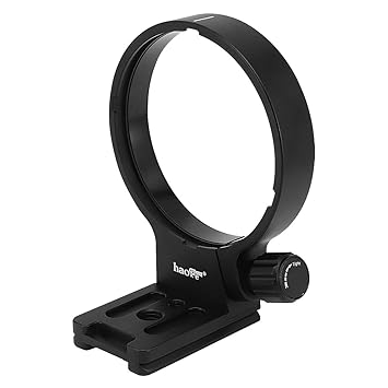 Haoge Lens Collar Foot Tripod Mount Ring B for Canon EF 300mm f/4L IS USM, EF 35-350mm f/3.5-5.6L USM, EF 100-400mm f/4.5-5.6L IS USM, EF 70-200mm f/2.8L USM & IS & IS II & IS III Lens Built-in Arca P