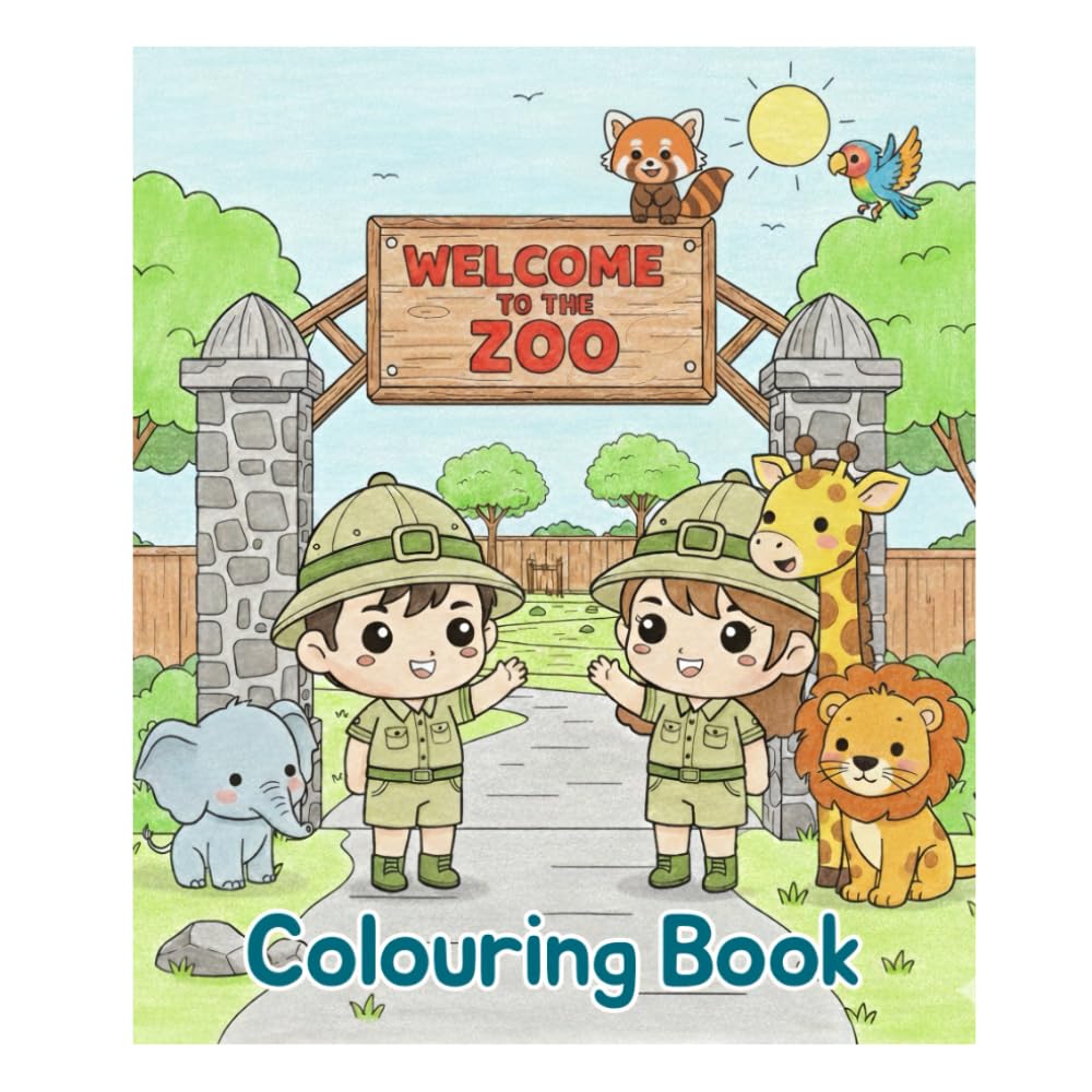Welcome to the Zoo Colouring Book