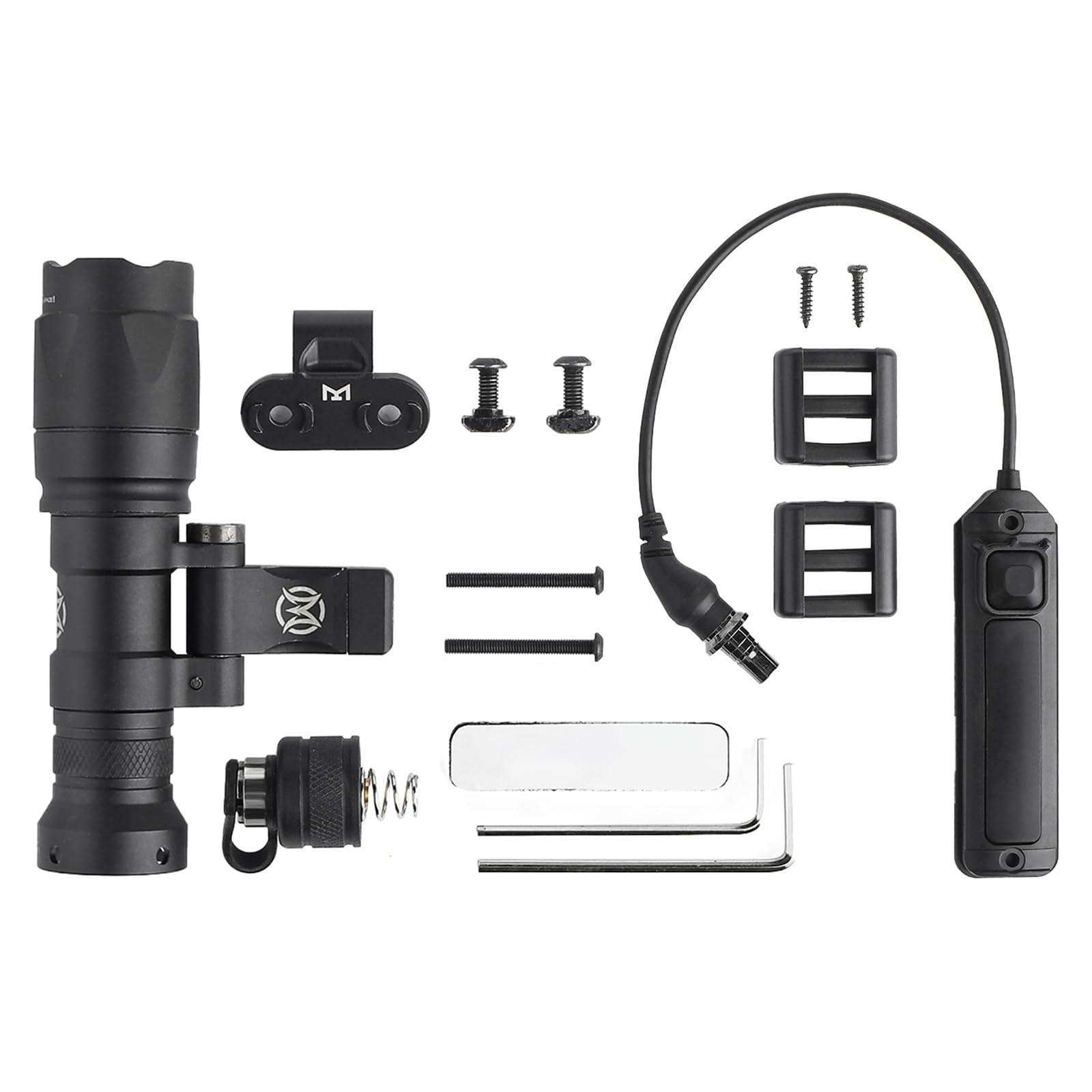 GLECTICAL GT-340a Tactical Flashlight, 600Lumen Tactical LED Torch