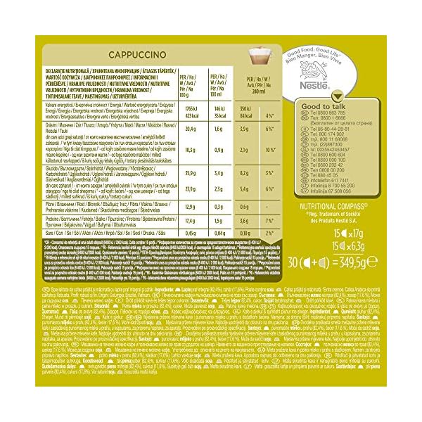 Nescafé DOLCE GUSTO Magnum Café CAPPUCCINO - Cápsulas de Café - 3 x 30 - 90 - Imagen 5