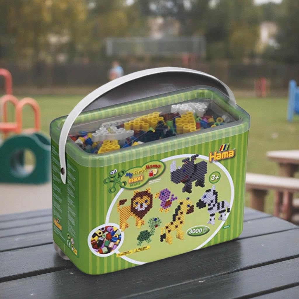 Hama Bügelperlen Maxi + 4 Stiftplatten Im