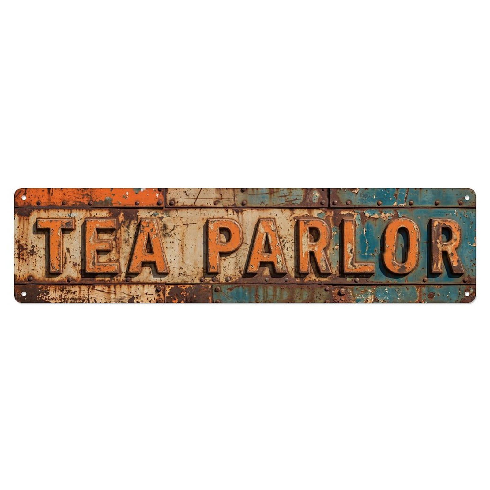 Tea Parlor Retro Home Metal Tin Sign