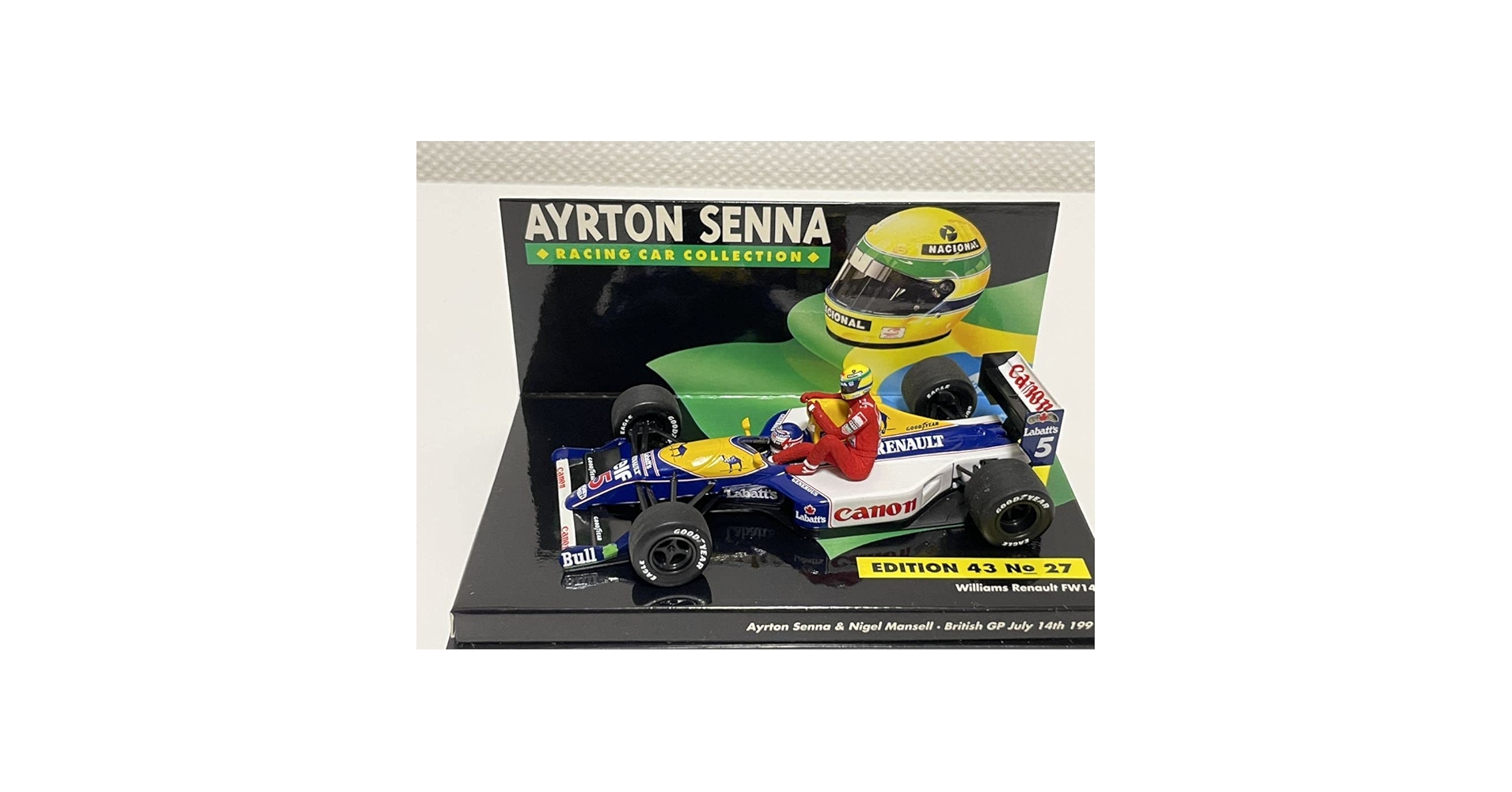 Amazon | 1/43 ミニチャンプス ウィリアムズ FW14 セナ