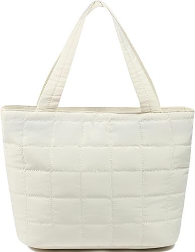 Miniatura 13 de CAMTOP Lonchera para mujeres y niñas, con aislamiento, bonita bolsa de almuerzo, bolsa enfriadora para trabajo, viajes, picnic (negro) Negro