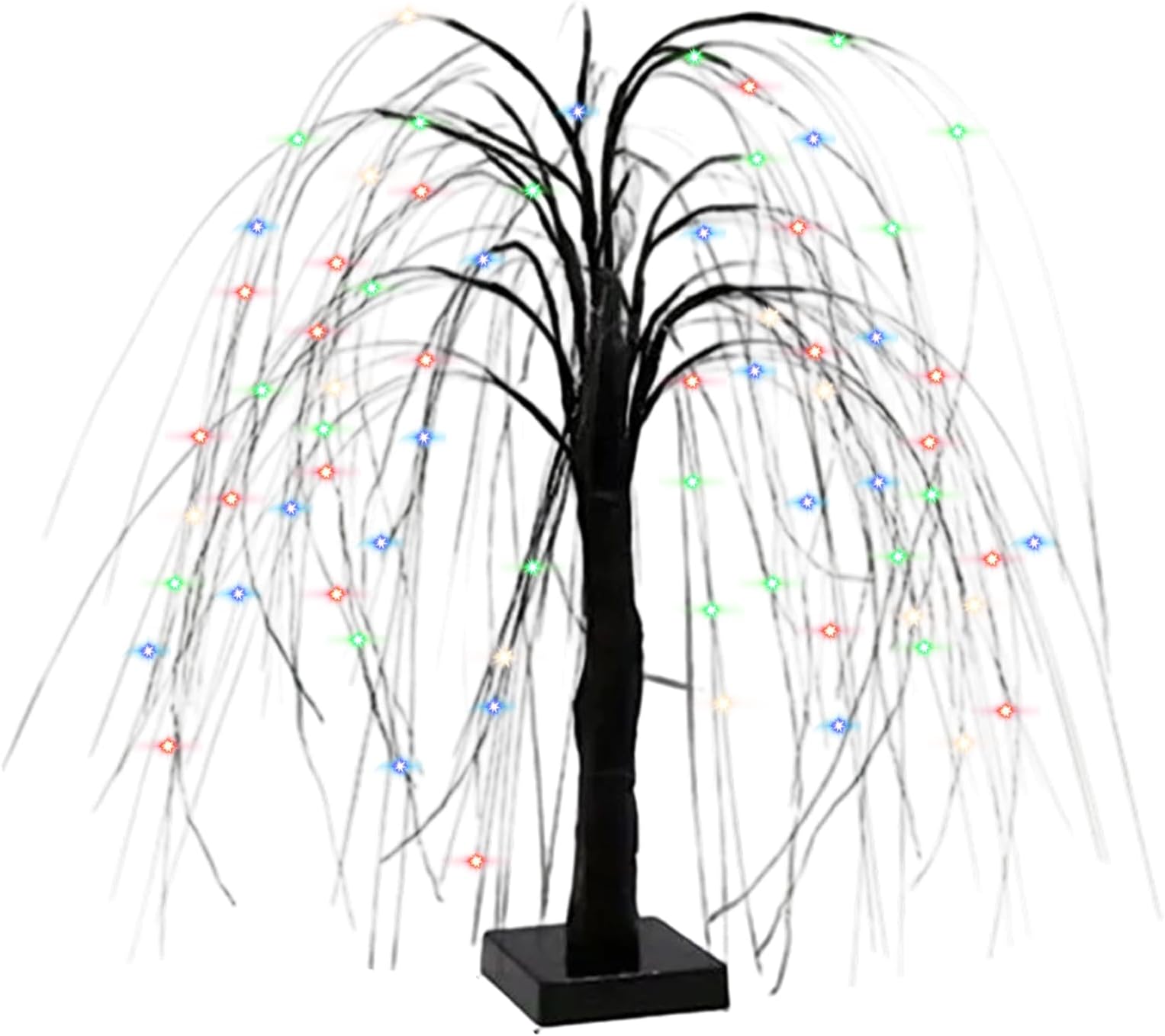 Tree Lights Indoor - LED Colorful Artificial Table Lamp | Pre-Lit Weeping Willow Tree Decor,for Outdoor Indoor Living Room Bedroom Office Entryway New Year Wedding Party Holiday