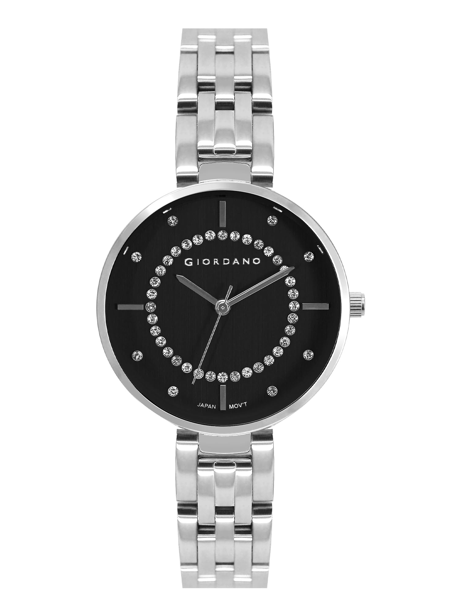 Giordano Analog Stylish Watch for Women Water Resistant Fashion Watch Round Shape with 3 Hand Mechanism Wrist Watch to Compliment Your Look/Ideal Gift for Female - GZ-60077-22 (B0CH8SD5BN) Amazon Price History, Amazon Price Tracker