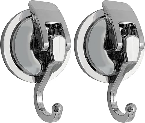 Miniatura 7 de YSSILADI Ganchos de ventosa resistentes al vacío, ganchos de ducha con ventosa de vidrio, ganchos para bata de baño, reutilizables, sin