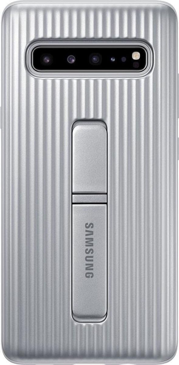 Samsung Original Protective Standing Cover Case for S10 5G - Silver - 6.7 inches