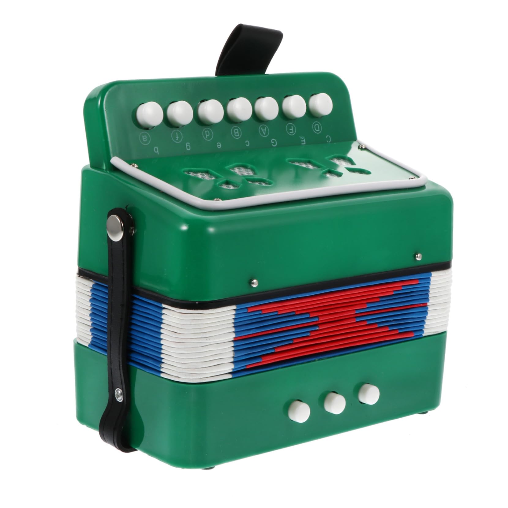 Fisarmonica per Tasti Verde Giocattolo Musicale Educativo per Ragazzi e Ragazze Strumento Introduttivo per Principianti con Design Accattivante e Facile da Suonare