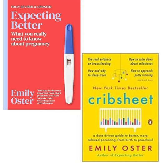 Cribsheet & Expecting Better 2 Books Collection Set By Emily Oster