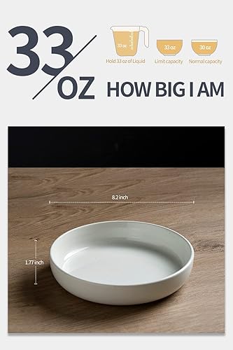 Miniatura 7 de Famiware Milkyway - Juego de platos y cuencos para 4, juegos de vajilla de 16 piezas, color blanco