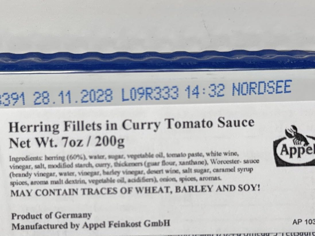 Appel Herring Fillets in Tomato & Curry Sauce-200g