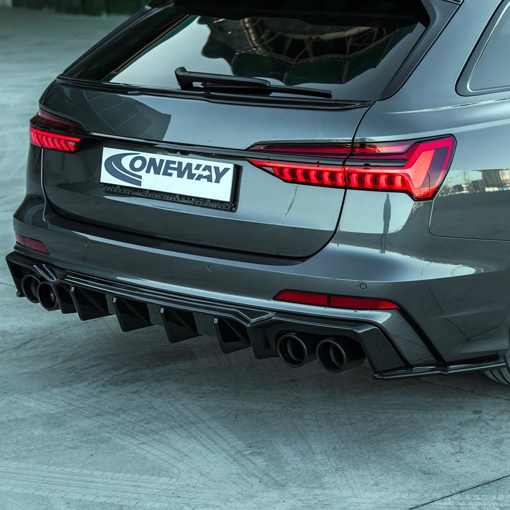 Heckdiffusor kompatibel mit AUDI S6 C8 Limousine–Avant 2019+