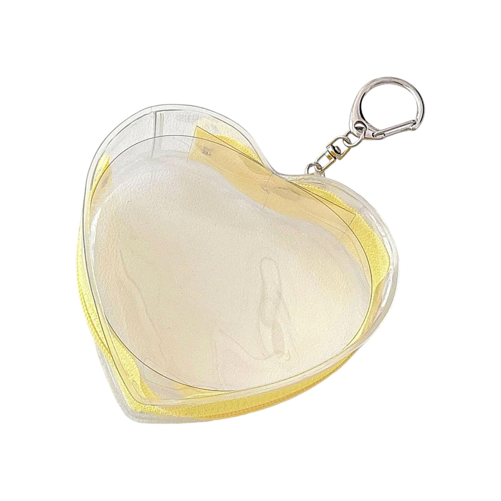 Figure Display Bag with Keychain, Doll Storage Hanging Blinds Box Zippered Case Portable Doll Storage with Keychain