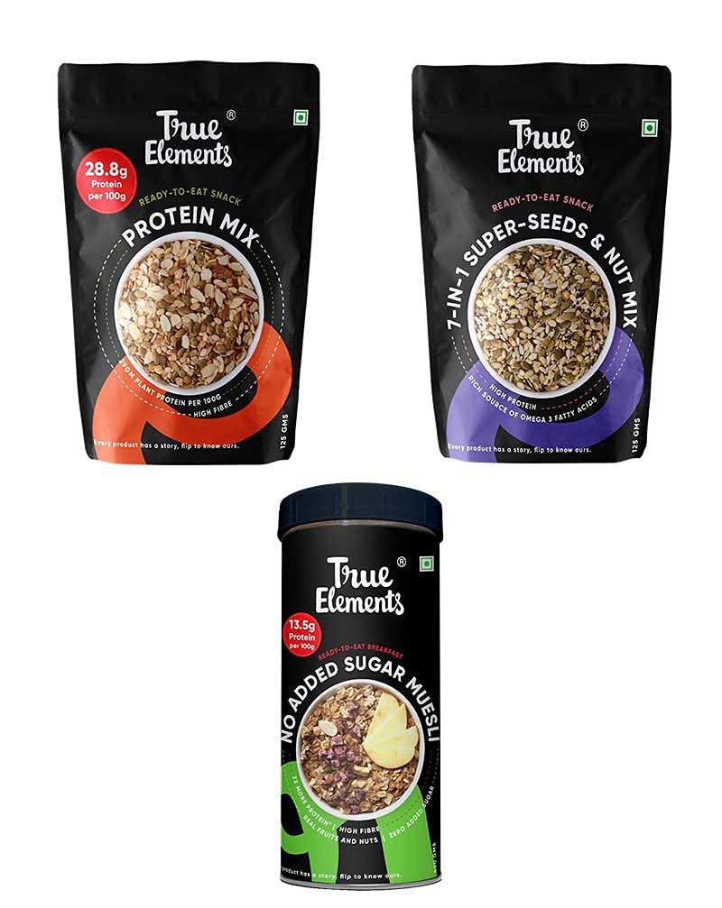 Buy True Elements No Added Sugar Promise Combo(No Added Sugar Muesli