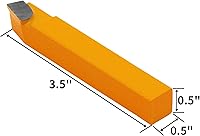 Vista 6 de PNBO 20 piezas 1/2 "punta de carburo con punta de cortador de broca de corte conjunto para herramientas de torno de metal.