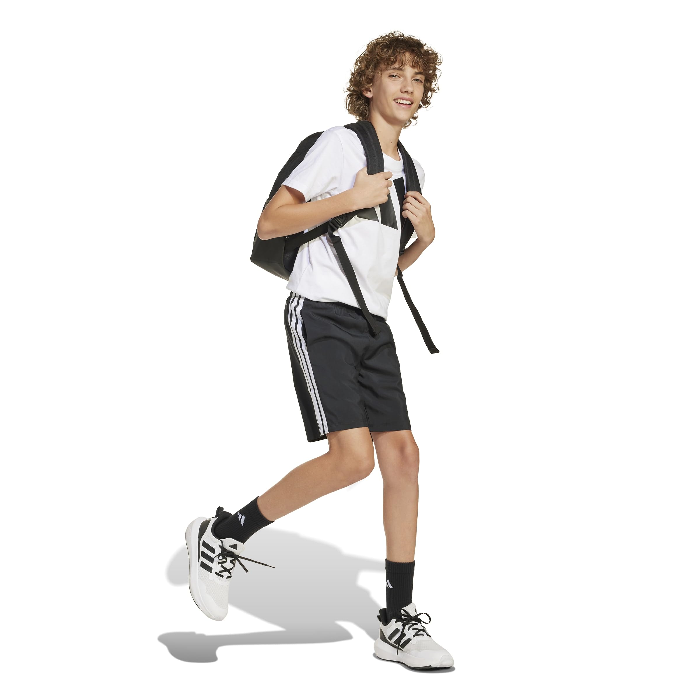 adidas Unisex - Bambini e Ragazzi Essentials Climacool Stripes Shorts