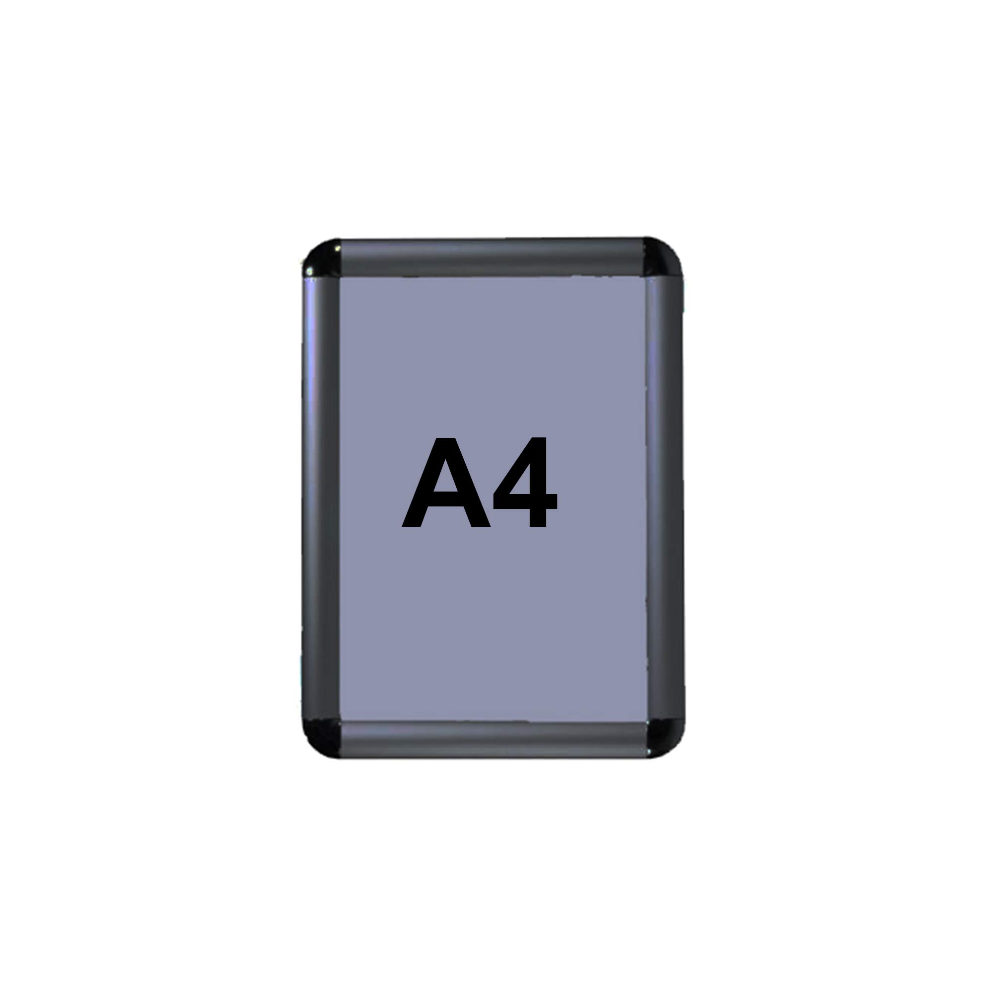 SNAP Clip Frames Opening Poster Holders Retail Notice Display Boar (Black(A4))