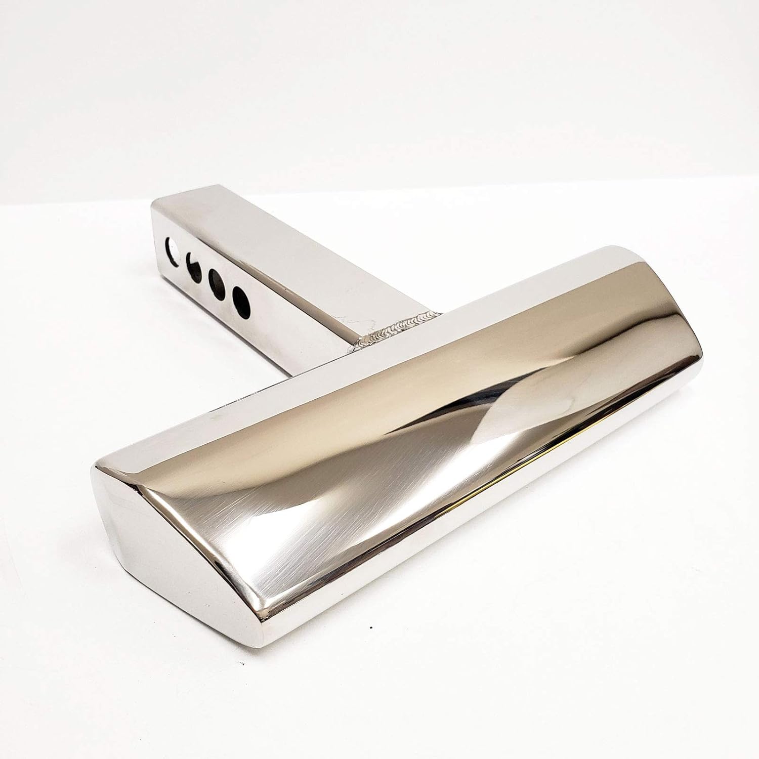 LEDIN 12" L Towing Hitch Step Bar 2" Receiver Chrome Universal Truck Trailer Rear Bumper Guard