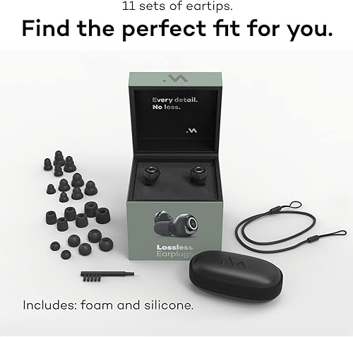 Miniatura 3 de Tapones para los oídos ajustables de alta fidelidad | Protección auditiva para músicos | Tapones de atenuación variable de 7 a 25 dB | Diseño