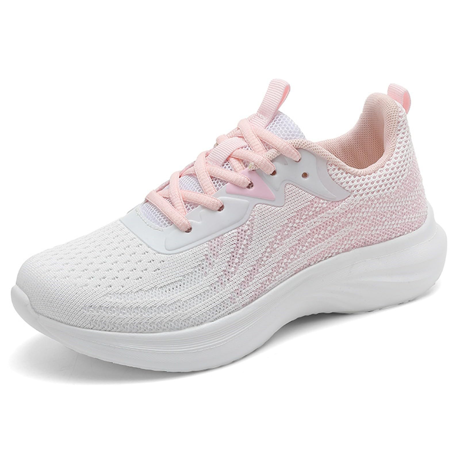 Scarpe da Palestra Donna Traspiranti Sneakers Bianche Donna Comode | Sneakers Ragazza in Tessuto Sintetico per Allenamento Palestra Calzature Fitness Concezione Ergonomica Rete Traspirante