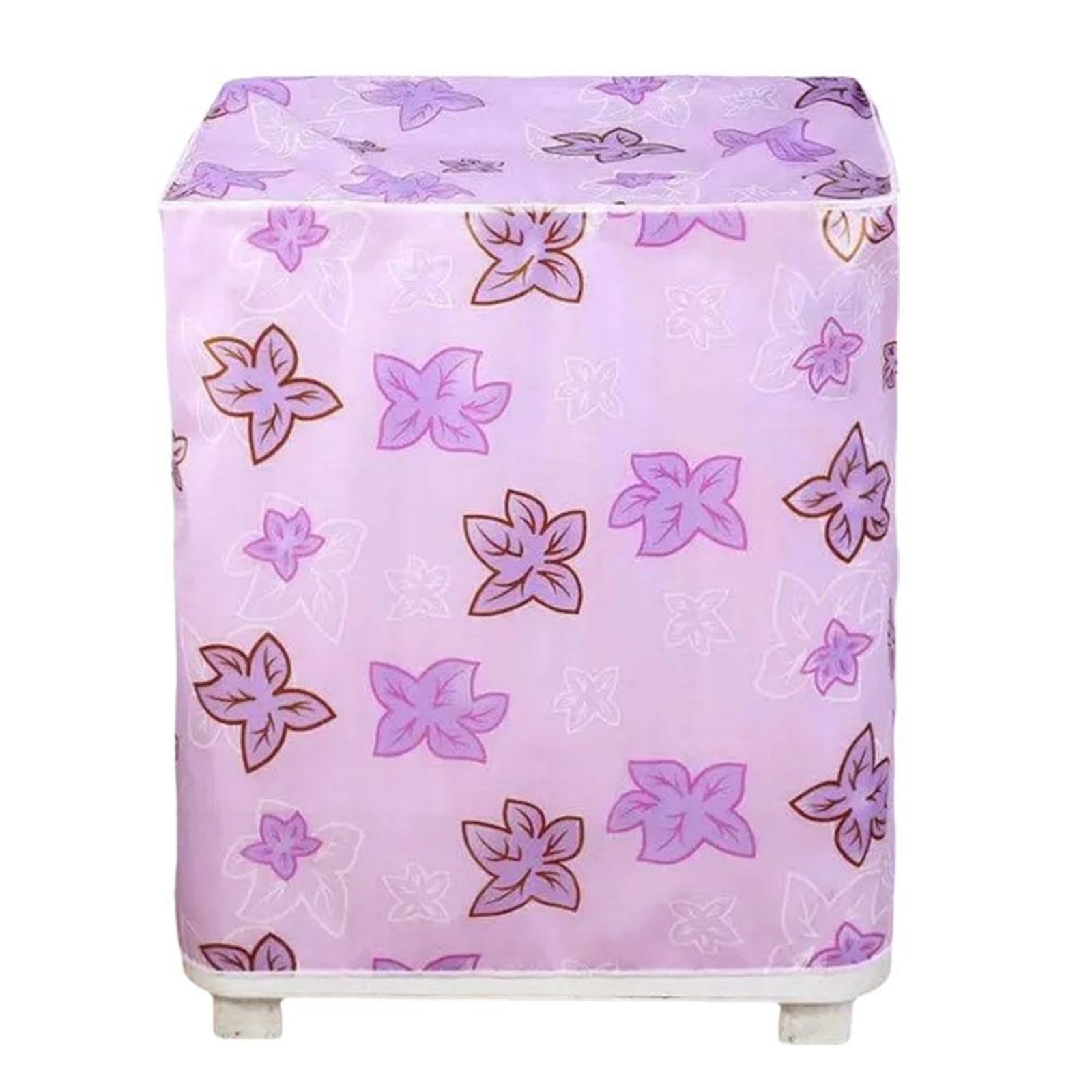 2 pezzi stampati impermeabili for lavatrice, copertura for asciugatrice, protezione solare, completa, automatica, cerniera per Interno(Pink B)