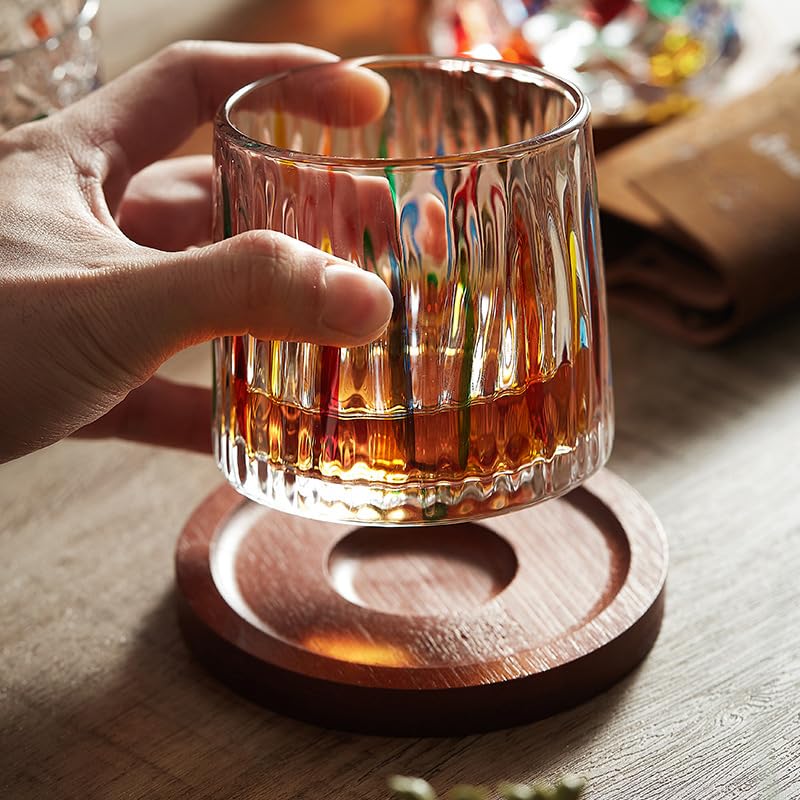 Verres à eau colorés peints à la main pour éviter les taches sur vos tables - 4