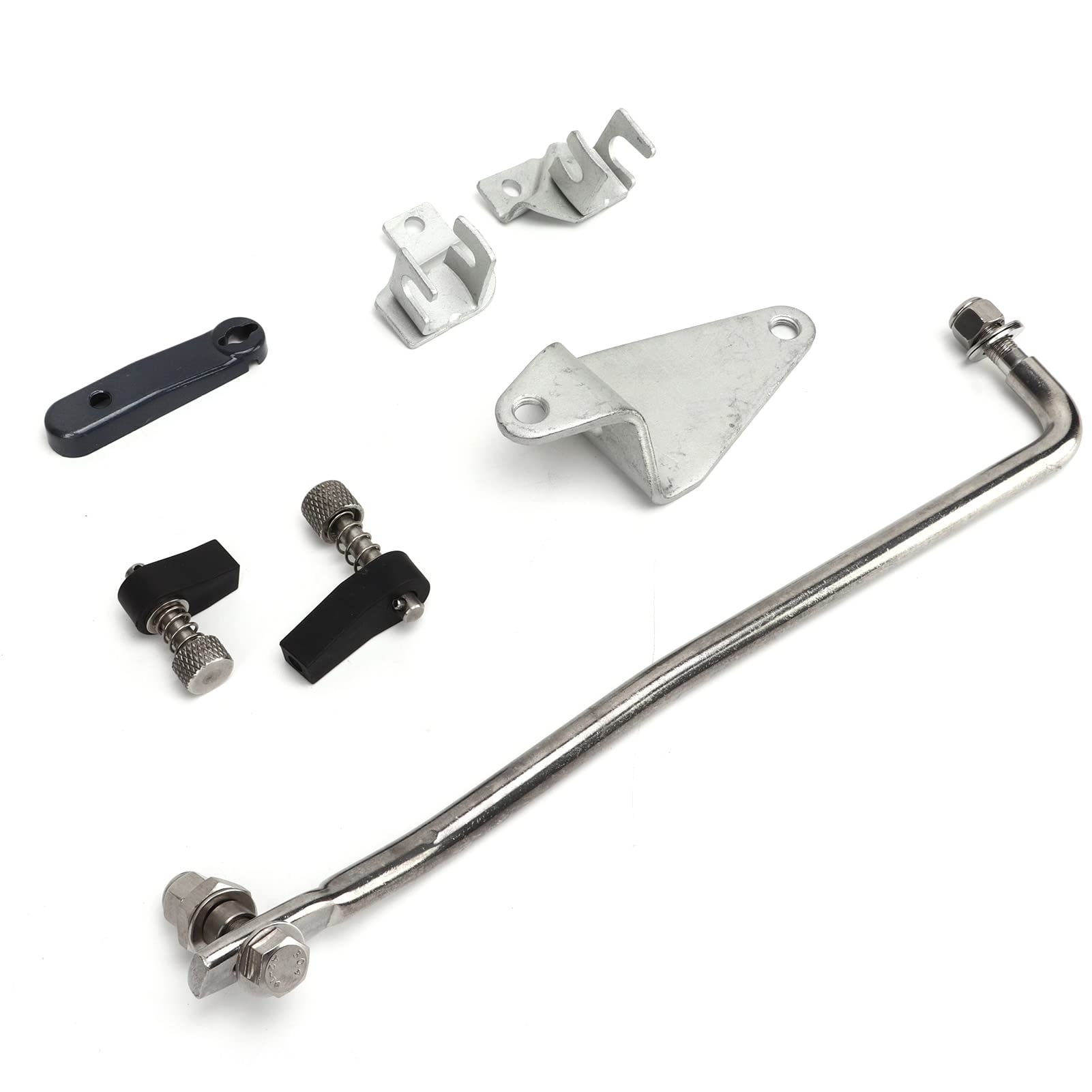 Aramox Łącznik Układu Kierowniczego do Silnika Zaburtowego Zestaw do Mocowania Układu Kierowniczego ze Stopu Metali Wymień 689 61350 0200 689 48501 21 4D Naprawy Silnika Zaburtowego
