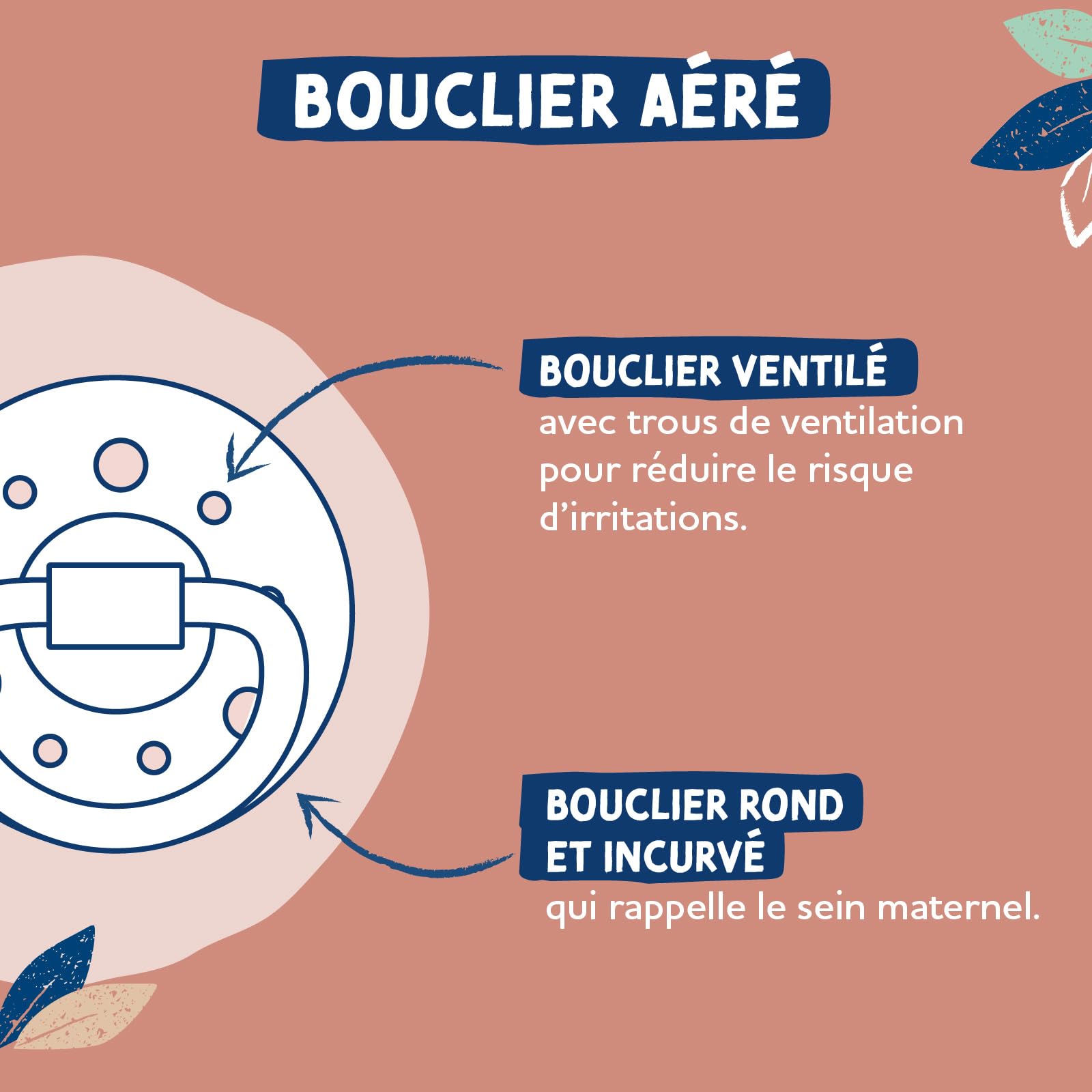 DODIE Sucettes Rondes GAÏA, tetine pour bébé, 6-36 mois, Vert, Lot de 2 - 4