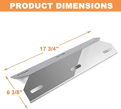 Miniatura 3 de Kit de piezas de reparación de quemadores y escudos de placa térmica de acero inoxidable para parrilla de gas Jenn Air 720-0336, 720-0337, 720-0511,