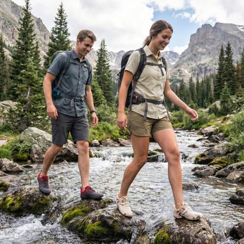 Image of XIHALOOK Athletic Hiking Water Shoes Womens Mens Quick Dry Barefoot for Beach Walking Kayaking Surfing Training