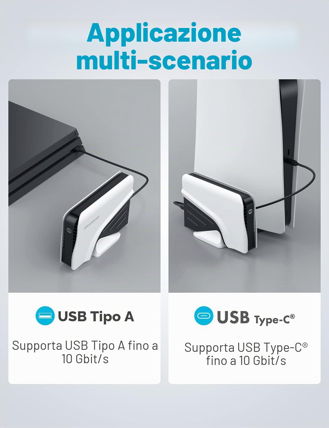 Graugear Ext 8TB HDD für Playstation 4 und 5