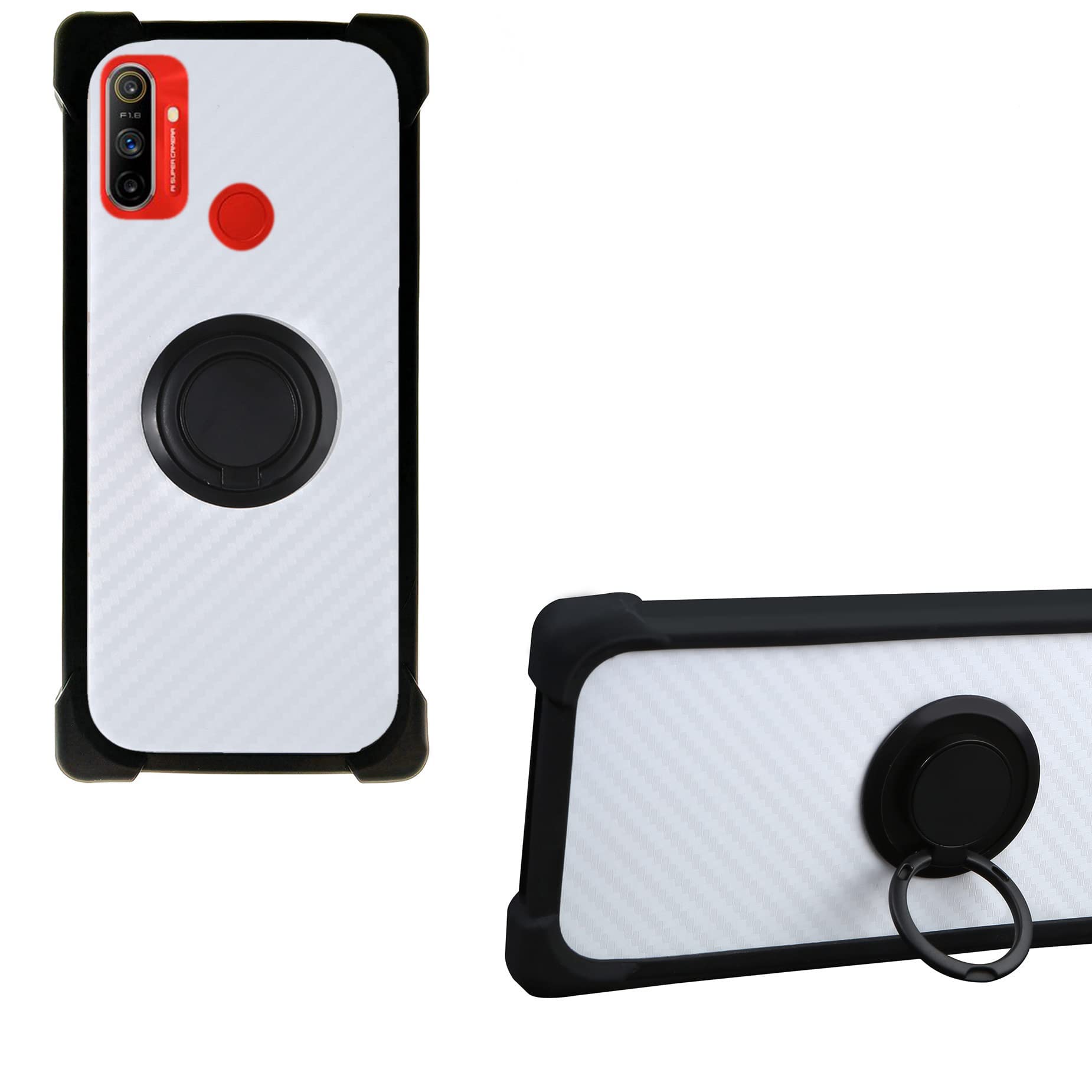 Wuzixi Coque Pour Realme C21 + [Lot De 2] Protection D'écran En Verre