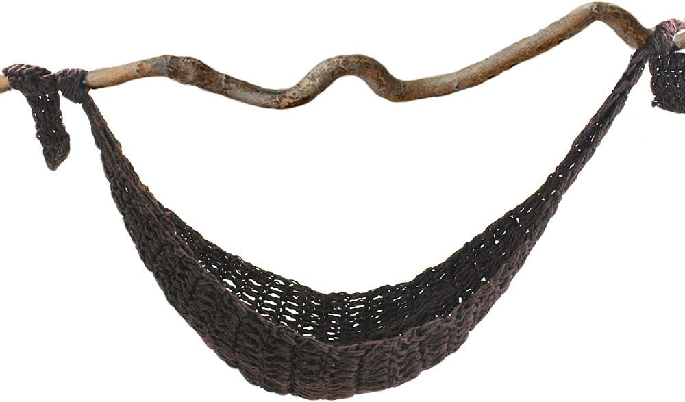 Baby Newborn Photography Props Hammock Handmade Crochet Knitted Unisex Boys Girls Outfits Photo Shoot Prop（Stick not Included） (Coffee)
