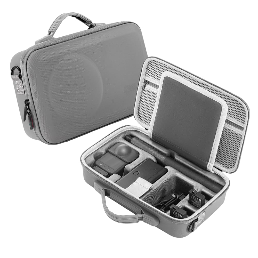Yantralay PU Carry Case for D JI OSMO 360 Panoramic Camera | Waterproof, Shockproof Hard Shell Travel Bag with Shoulder Strap | Compact, Scratch-Resistant Storage Case-picture-24