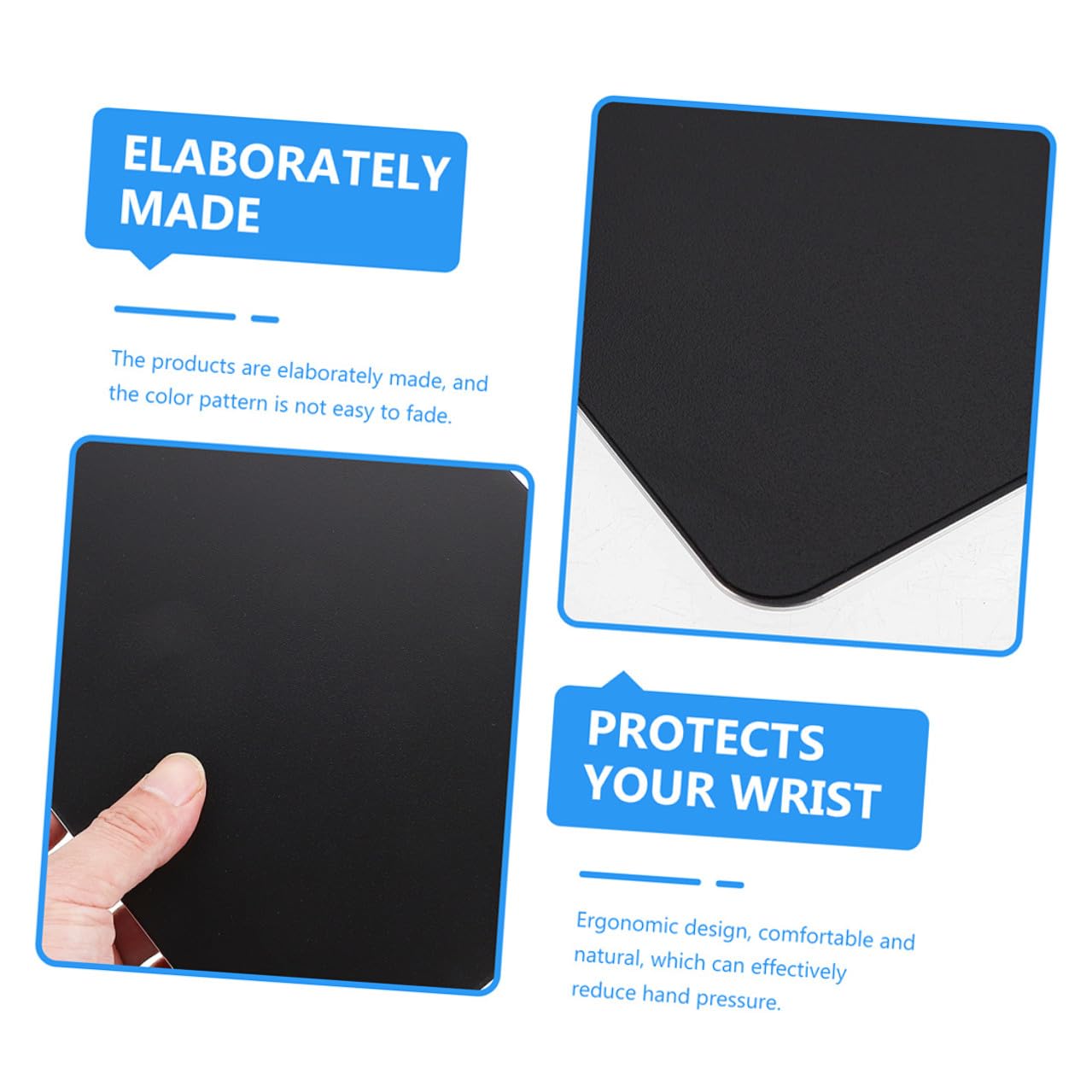 Alfombrilla de Ratón Ultrafina Doble Cara Antideslizante para Oficina y Gaming Superficie Cómoda y Resistente