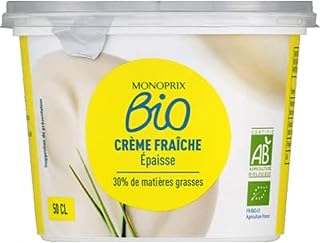 Monoprix Bio Crème Fraîche Épaisse 30% De Matières Grasses Bio, 500ml