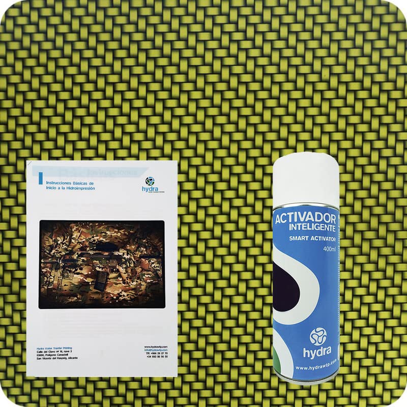 BASIC Zestaw startowy do transferowego druku wodnego Hydro Dipping Kit: Aktywator puszka sprayu 400 ml + podstawowa instrukcja obsługi + folia do transferowego druku wodnego Szerokość: 100 cm. Długość