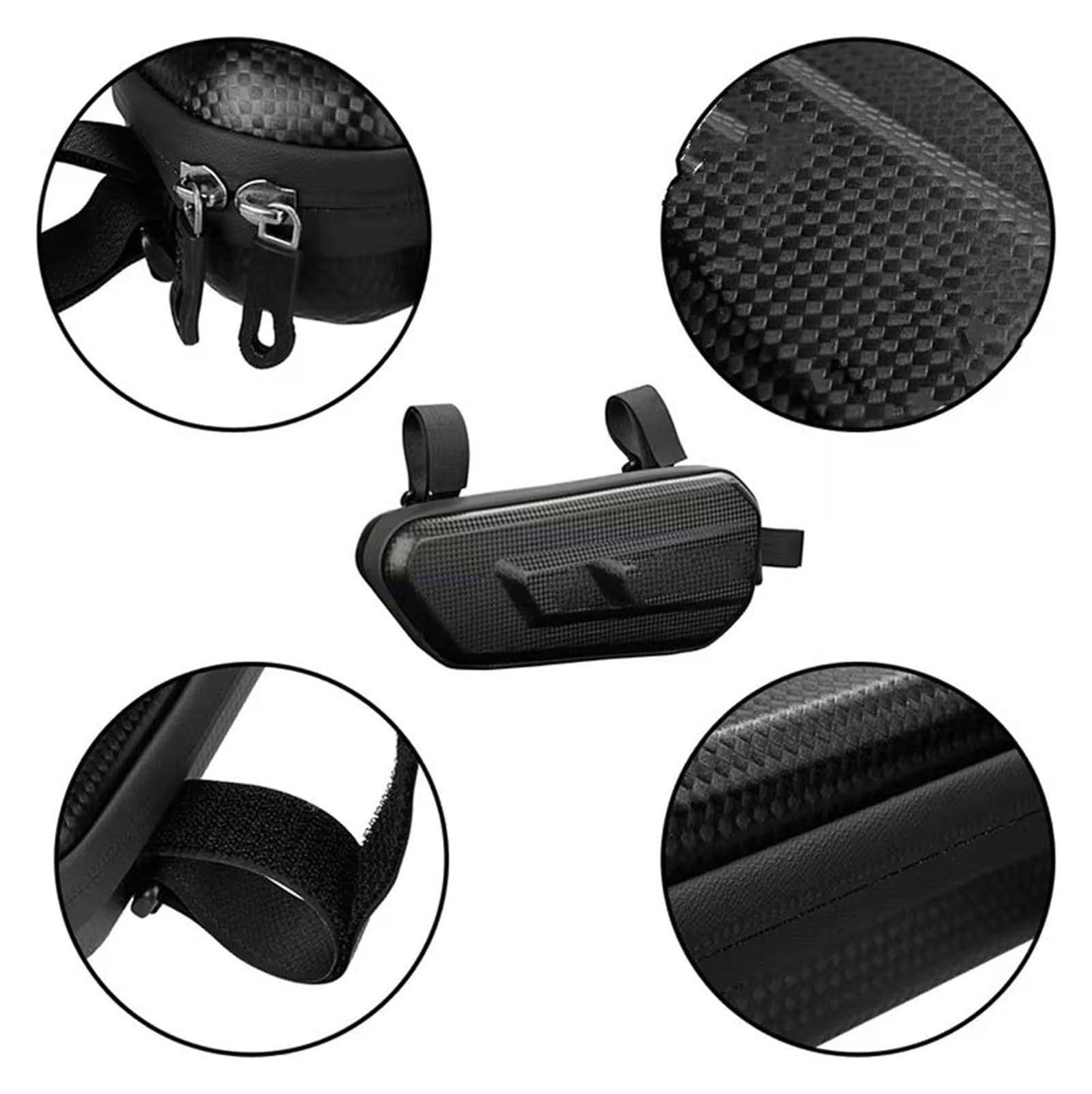 Moto Paraurti Borsa per Suzuki per GSX-R125 per GSX-S125 per L8-M2 per GSXR 125 2018-2021 Borsa Laterale Rigida Impermeabile Triangolare per Moto(Left Side)